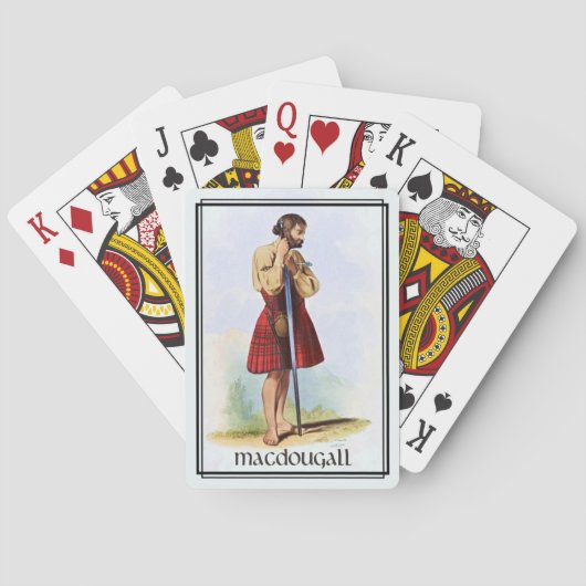 Clan MacDougall Klassieke Schotland Deck Pokerkaarten (Achterkant)