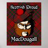 Clan MacDougall Scottish Tartan Poster (Voorkant)