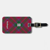 Clan MacDougall Tartan Bagagelabel (Voorkant horizontaal)