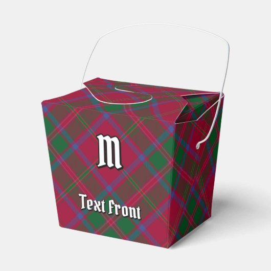 Clan MacDougall Tartan Bedankdoosjes (Voorkant Zijde)