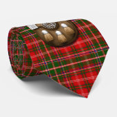 Clan MacDougall Tartan en Sporran Stropdas (Opgerold)