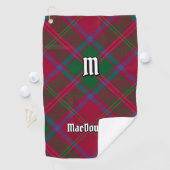 Clan MacDougall Tartan Golfhanddoek (Insitu)