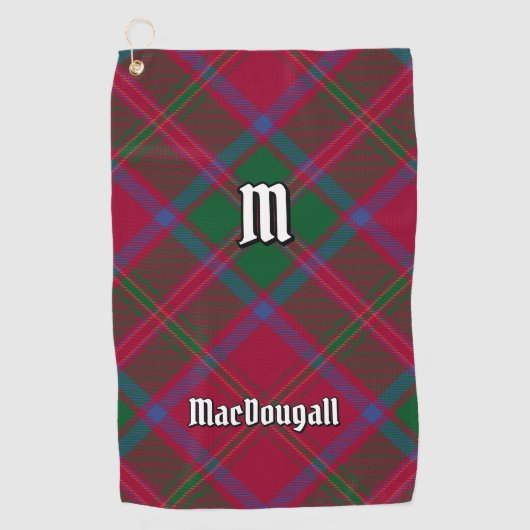 Clan MacDougall Tartan Golfhanddoek (Voorkant)