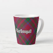 Clan MacDougall Tartan Latte Mok (Rechterhoek)