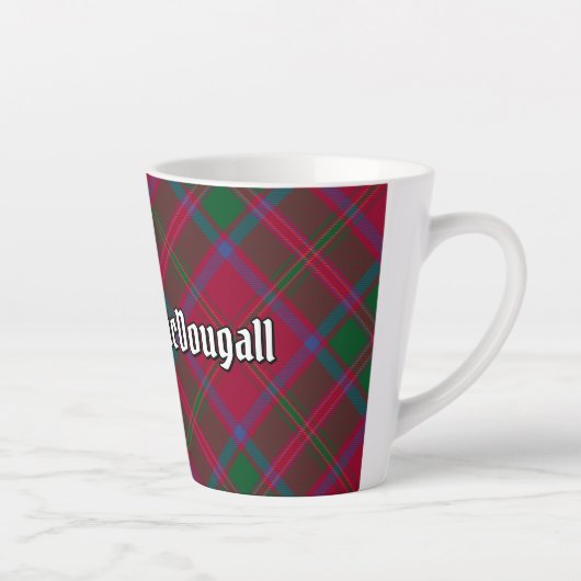 Clan MacDougall Tartan Latte Mok (Rechts)