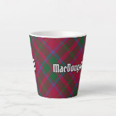 Clan MacDougall Tartan Latte Mok (Voorkant)