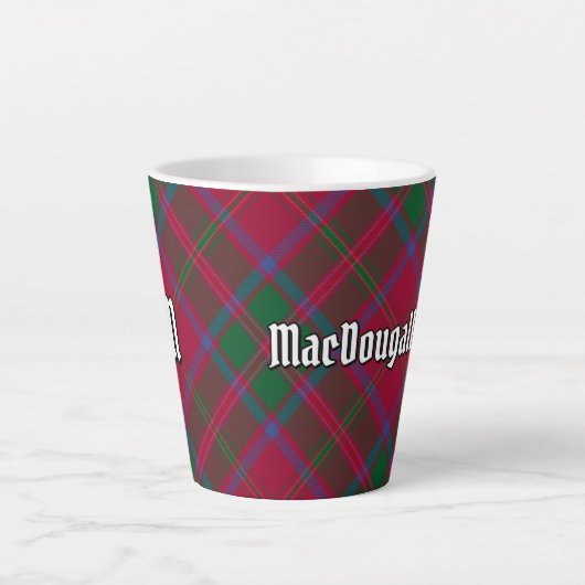 Clan MacDougall Tartan Latte Mok (Voorkant)