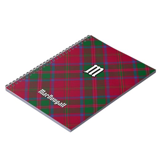 Clan MacDougall Tartan Notitieboek (Linkerzijde)