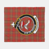 Clan MacDougall Tartan Pset Fleece Deken (Voorkant (Horizontaal))