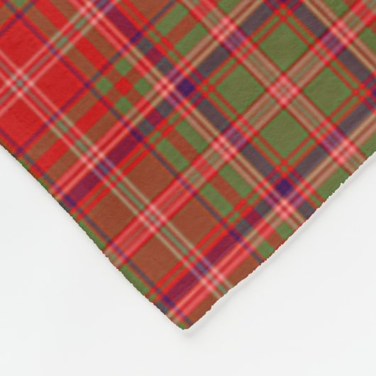 Clan MacDougall Tartan Pset Fleece Deken (Hoek)