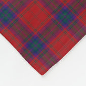 Clan MacDougall Tartan Scottish Red Pset Fleece Deken (Hoek)