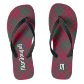 Clan MacDougall Tartan Teenslippers (Voetbed)