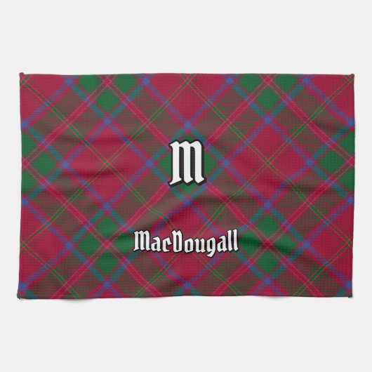 Clan MacDougall Tartan Theedoek (Horizontaal)