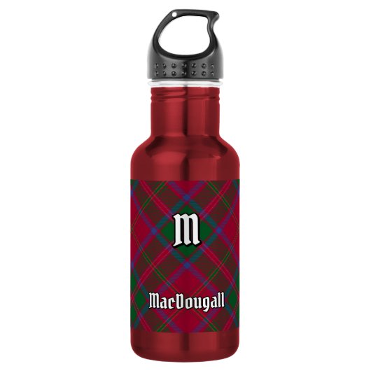 Clan MacDougall Tartan Waterfles (Voorkant)