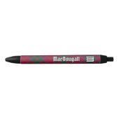 Clan MacDougall Tartan Zwarte Inkt Pen (Voorkant)