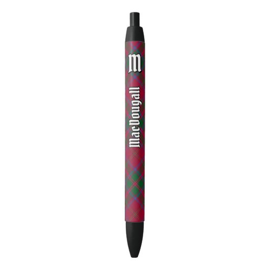 Clan MacDougall Tartan Zwarte Inkt Pen (Voorkant Verticaal)