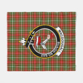 Clan MacDougall van Lochcarron Tartan Pset Fleece Deken (Voorkant (Horizontaal))