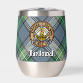 Clan MacDowall Crest over Tartan (Voorkant)