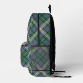 Clan MacDowall Crest over tartan Bedrukte Rugzak (Rechts)