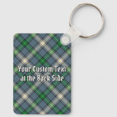 Clan MacDowall Crest over Tartan Sleutelhanger