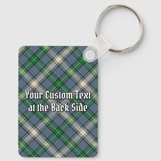 Clan MacDowall Crest over Tartan Sleutelhanger (Achterkant)