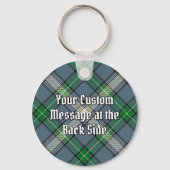 Clan MacDowall Crest over Tartan Sleutelhanger (Achterkant)