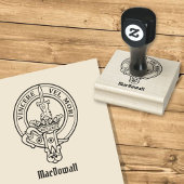 Clan MacDowall Crest Rubberstempel