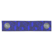 Clan MacDowall Crest & Tartan Knot Korte Tafelloper (Horizontaal)