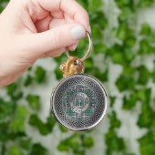 Clan MacDowall Crest & Tartan Knot Sleutelhanger (Hand)
