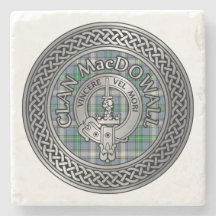 Clan MacDowall Crest & Tartan Knot