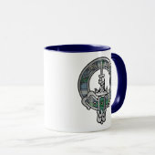 Clan MacDowall Crest & Tartan Mok (Voorkant rechts)