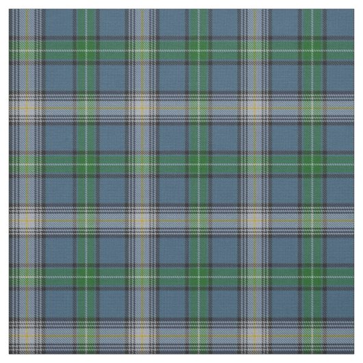 Clan MacDowall Scottish Tartan Plays Fabric Stof (Swatch)