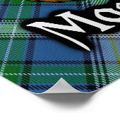 Clan MacDowall Scottish Tartan Poster (Hoek)