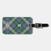 Clan MacDowall Tartan Bagagelabel (Voorkant horizontaal)