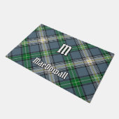 Clan MacDowall Tartan Deurmat (Schuin)