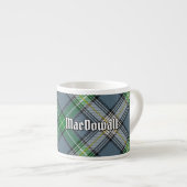 Clan MacDowall Tartan Espresso Kop (Voorkant rechts)