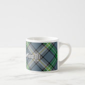 Clan MacDowall Tartan Espresso Kop (Rechts)