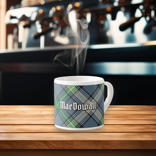 Clan MacDowall Tartan Espresso Kop