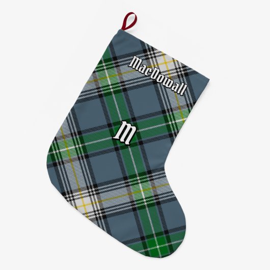 Clan MacDowall Tartan Grote Kerstsok (Voorkant (Hangend))