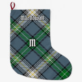 Clan MacDowall Tartan Grote Kerstsok (Voorkant)