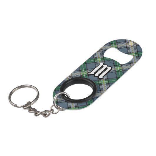 Clan MacDowall Tartan Mini Flessenopener (Voorkant Gekanteld)