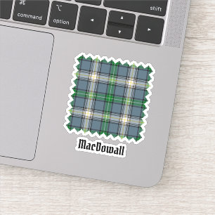 Clan MacDowall Tartan Sticker