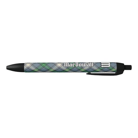 Clan MacDowall Tartan Zwarte Inkt Pen (Bodem)