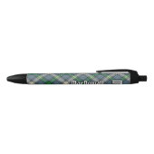 Clan MacDowall Tartan Zwarte Inkt Pen (Bovenkant)