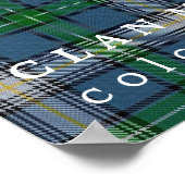 Clan MacDowell Colors of Scotland Tartan Poster (Hoek)