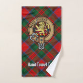Clan MacDuff Crest over Tartan Bad Handdoek (Handdoek)