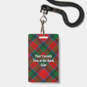 Clan MacDuff Crest over tartan Badge (Achterkant met lanyard)