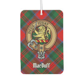 Clan MacDuff Crest over Tartan Luchtverfrisser (Voorkant)