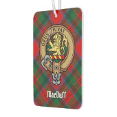 Clan MacDuff Crest over Tartan Luchtverfrisser (Links)