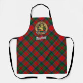 Clan MacDuff Crest over Tartan Schort (Voorkant)